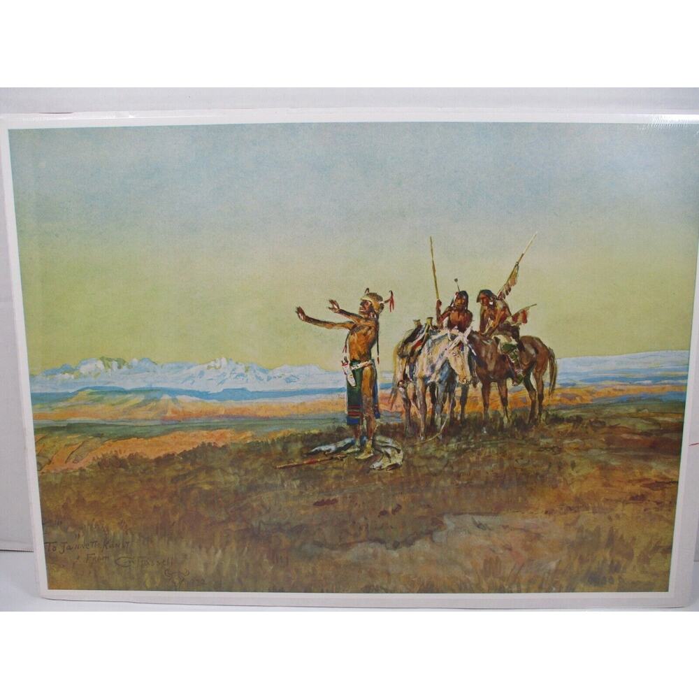 Charles M. Russell Invocation to the Sun Print from Union 76 giveaway